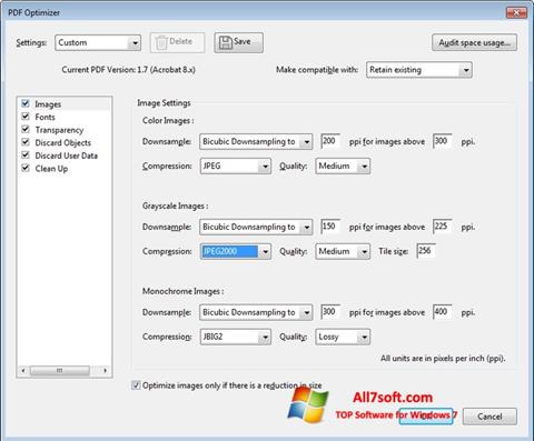 Képernyőkép Adobe Acrobat Pro DC Windows 7