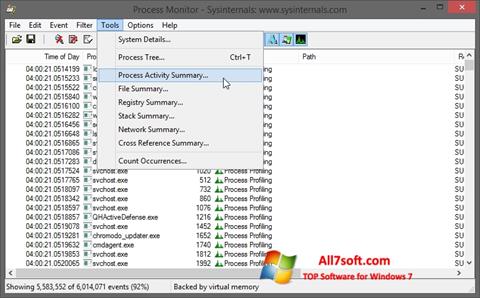 Képernyőkép Process Monitor Windows 7