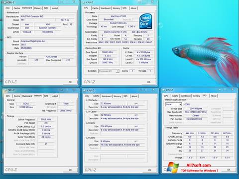 Képernyőkép CPU-Z Windows 7