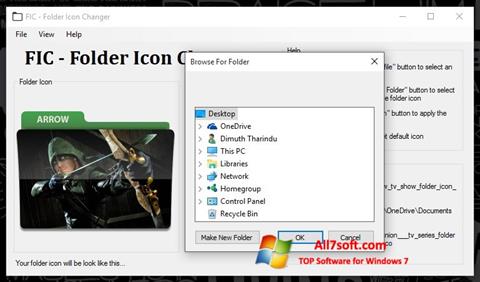 Képernyőkép Icon Changer Windows 7