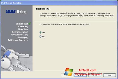 Képernyőkép PGP Desktop Windows 7