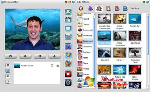 Képernyőkép WebcamMax Windows 7