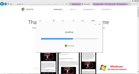 Képernyőkép Google Chrome Offline Installer Windows 7