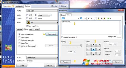 Képernyőkép Light Image Resizer Windows 7