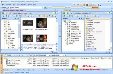 Képernyőkép SmartFTP Windows 7