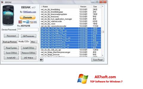 Képernyőkép BBSAK Windows 7