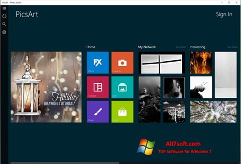 Képernyőkép PicsArt Windows 7