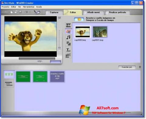 Képernyőkép WinDVD Creator Windows 7