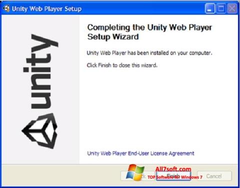 Képernyőkép Unity Web Player Windows 7