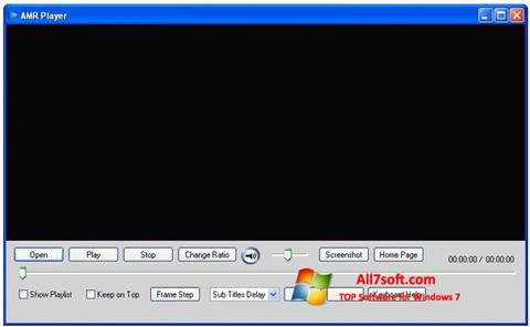 Képernyőkép AMR Player Windows 7