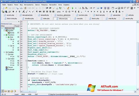 Képernyőkép PHP Expert Editor Windows 7