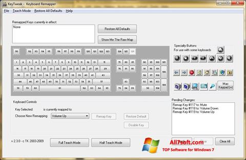 Képernyőkép KeyTweak Windows 7