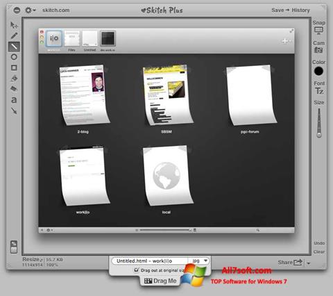 Képernyőkép Skitch Windows 7