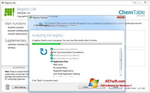 Képernyőkép Registry Life Windows 7