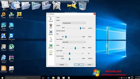 Képernyőkép RocketDock Windows 7