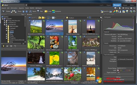 Képernyőkép Zoner Photo Studio Windows 7