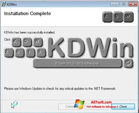 Képernyőkép KDWin Windows 7