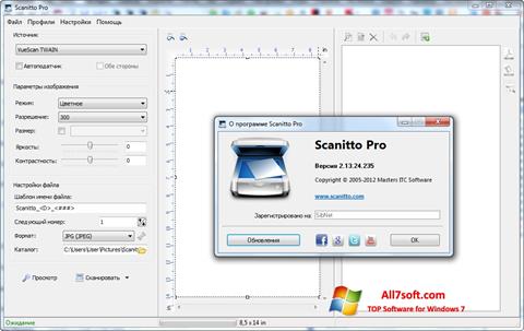 Képernyőkép Scanitto Pro Windows 7