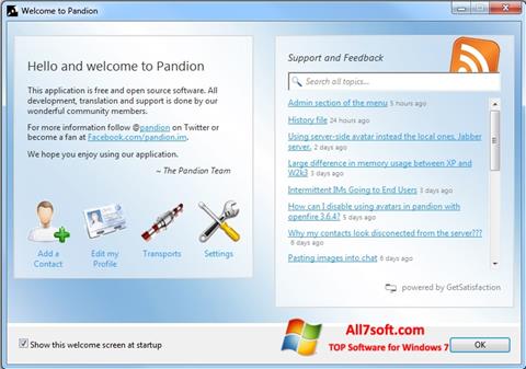 Képernyőkép Pandion Windows 7