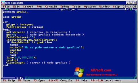 Képernyőkép Free Pascal Windows 7