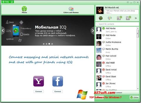 Képernyőkép ICQ Windows 7
