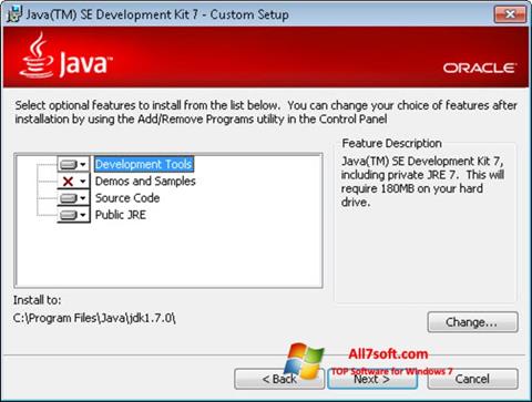 Képernyőkép Java Development Kit Windows 7