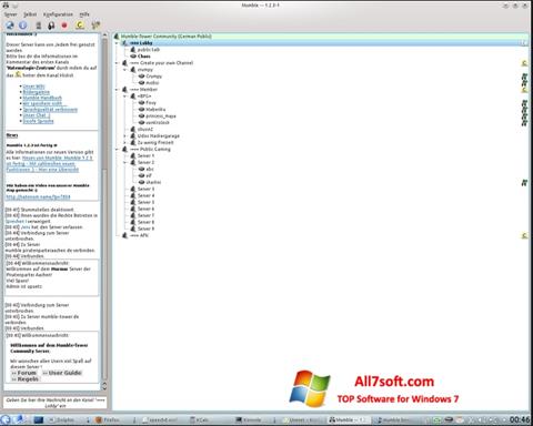 Képernyőkép Mumble Windows 7