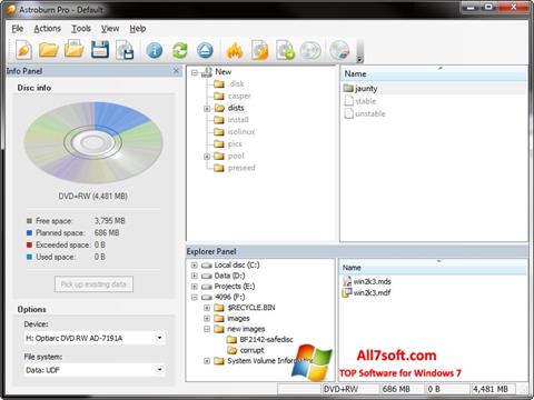 Képernyőkép Astroburn Lite Windows 7