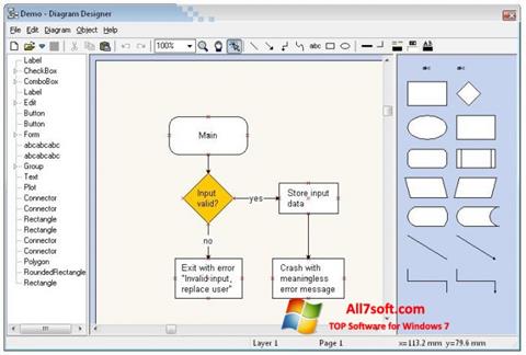 Képernyőkép Diagram Designer Windows 7