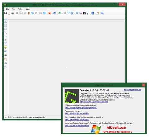 Képernyőkép Greenshot Windows 7