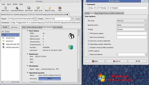 Képernyőkép Nmap Windows 7