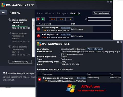 Képernyőkép AVG AntiVirus Free Windows 7