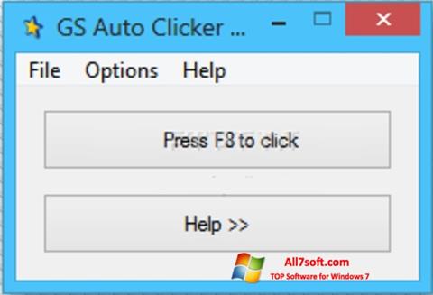 Képernyőkép GS Auto Clicker Windows 7