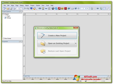 Képernyőkép AutoPlay Media Studio Windows 7