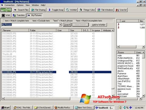 Képernyőkép Soulseek Windows 7