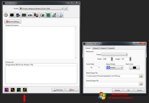 Képernyőkép Dxtory Windows 7