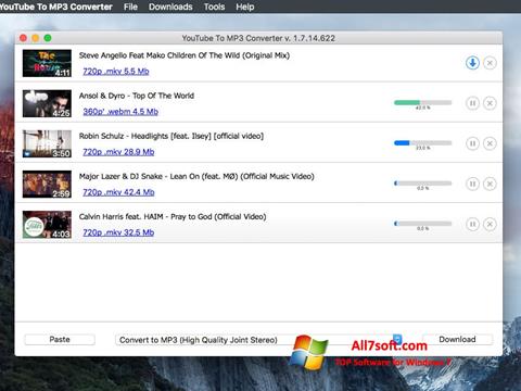 Képernyőkép Free YouTube to MP3 Converter Windows 7