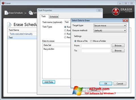 Képernyőkép Eraser Windows 7