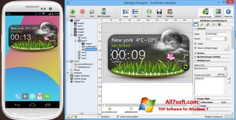 Képernyőkép XWidget Windows 7