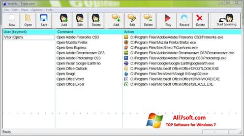 Képernyőkép Typle Windows 7