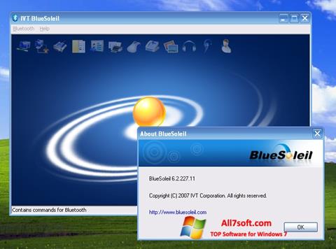 Képernyőkép BlueSoleil Windows 7