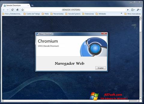 Képernyőkép Chromium Windows 7
