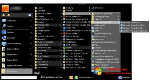 Képernyőkép Start Menu X Windows 7