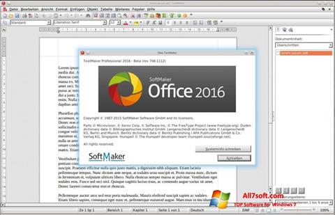 Képernyőkép SoftMaker Office Windows 7