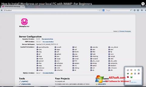 Képernyőkép WampServer Windows 7