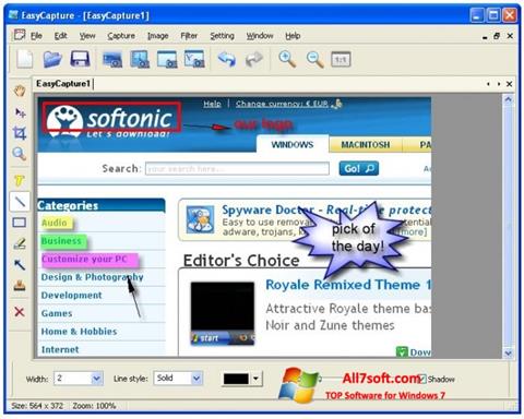 Képernyőkép EasyCapture Windows 7