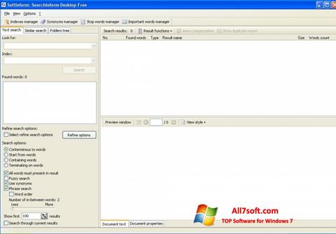 Képernyőkép SearchInform Windows 7