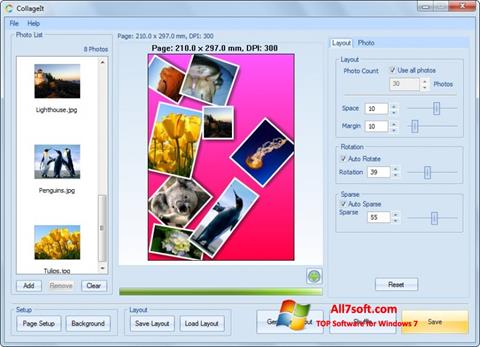 Képernyőkép CollageIt Windows 7