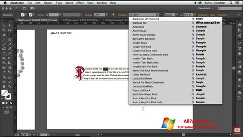 Képernyőkép Adobe Illustrator Windows 7