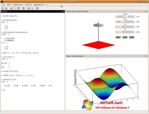 Képernyőkép Scilab Windows 7
